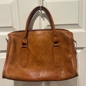 Vintage Coach Tan Leather Bag